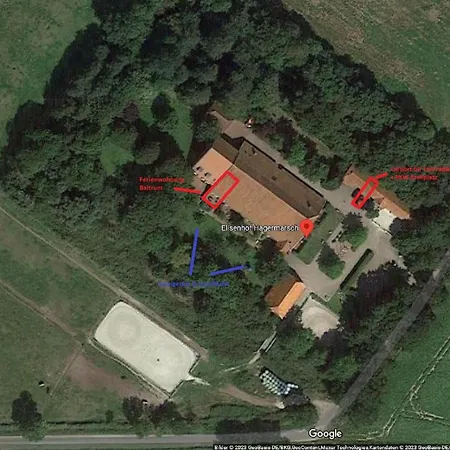 Ferienwohnung Baltrum Auf Dem Elisenhof Hagermarsch Exterior photo